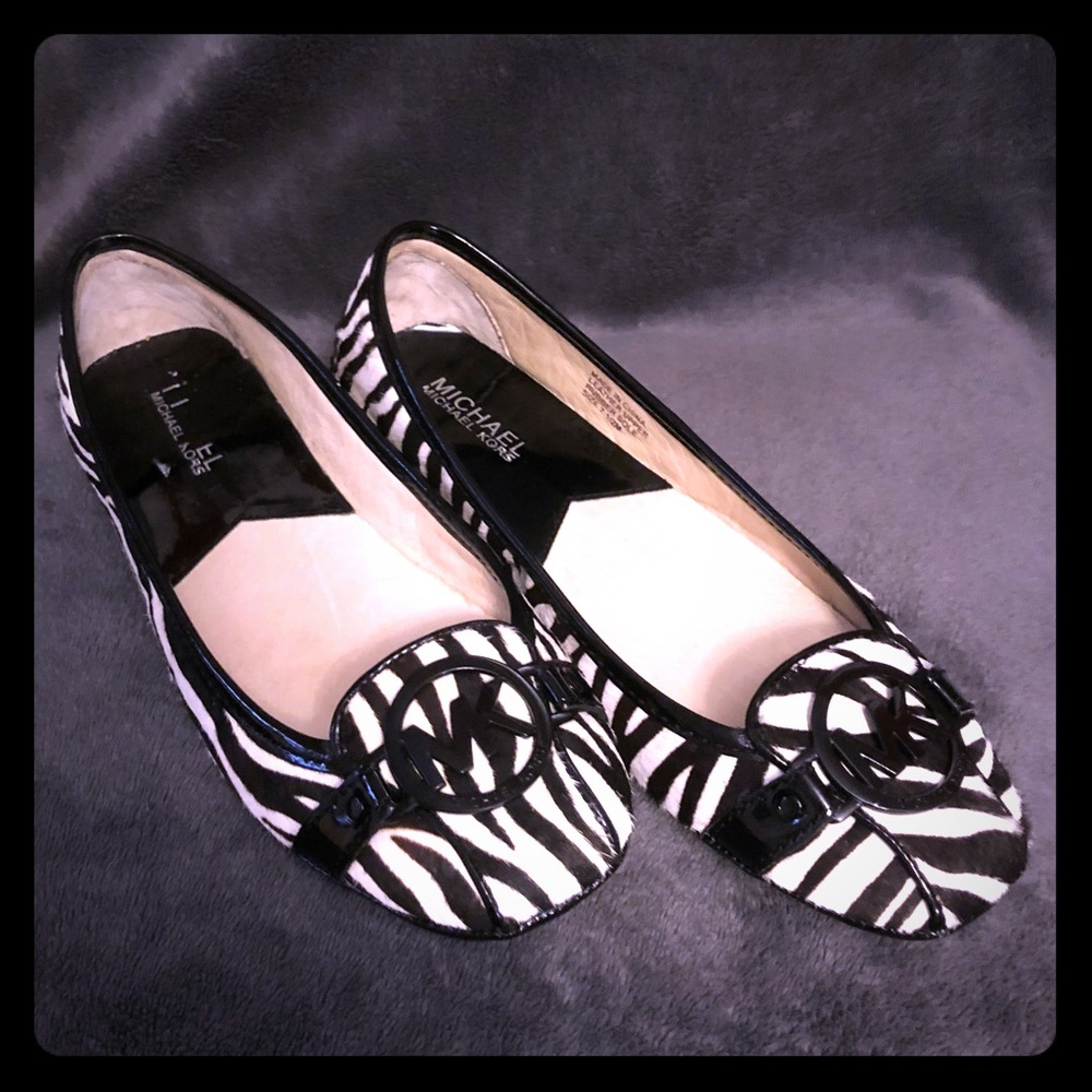 Michael Kors Zebra Flats